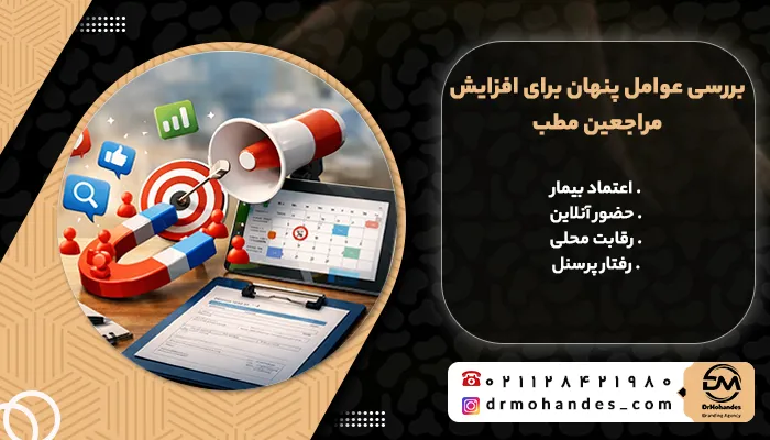 عوامل پنهان برای افزایش مراجعین مطب